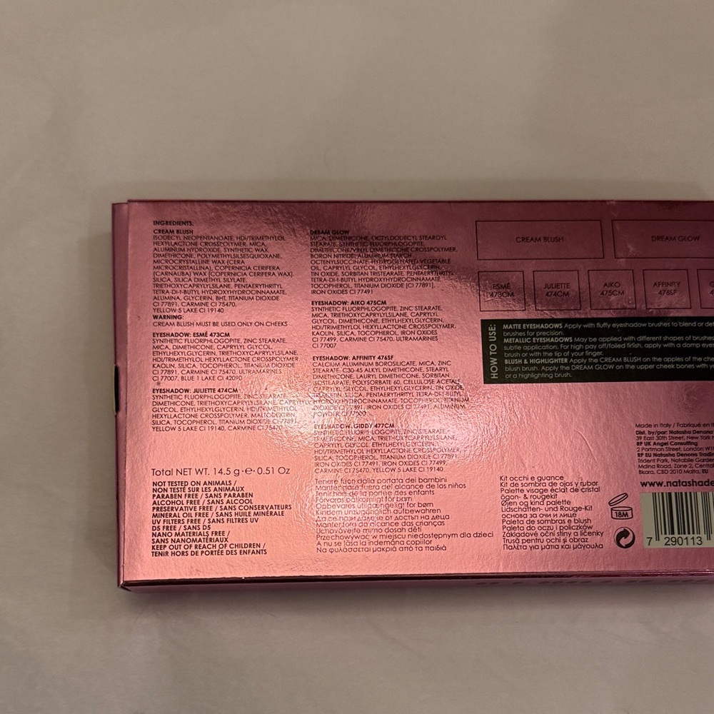 Natasha Denona Love Face eyeshadow & blush - Picture 2 of 5